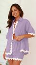Women's Clothing simple and fashionable short shirt casual suit_desvips.com