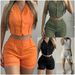 Women's clothing hanging dye lace sleeveless fashion casual suit _desvips.com