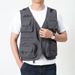 Men's Outdoor Casual Summer Thin Fishing Professional Photography Multifunctional Vest, Genuine Product_desvips.com