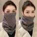 ActiveGo Thermal Insulation Veil Gaiter Men Outdoor Cycling Neck Warmer Women Autumn Winter Ear Hanging Windproof Face Mask_desvips.com