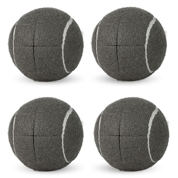 4 PCS Precut Walker Tennis Balls For Furniture Legs And Floor Protection Heavy Long Lasting Felt Pad Glide Coverings_desvips.com