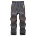 Hiking Clothings Children's Outdoor Soft Shell Pants For Boys And Girls Waterproof Breathable Plush Warm Hiking Pants Autumn And Winter_desvips.com