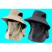Men's Summer Sun Outdoor Fishing Full Face Veil UV Protection Shawl Hat_desvips.com
