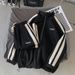2024 Autumn New Men's Cardigan Sweatshirt Set Youth Stand Collar Casual Korean Style Sports Clothing Two-Piece Trendy_desvips.com