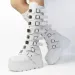 Gothic Platform Knee High Boots Punk Black Sexy Motorcycles 2023 New Halloween Cosplay 2024 Atos Mujer Shoes For Women_desvips.com