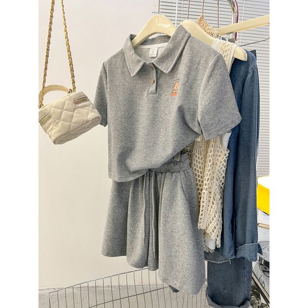 Salt Street Style Sports Suit For Women Summer 2025 New Loose Fashionable Youthful Petite Casual Shorts Two-Piece Set_desvips.com