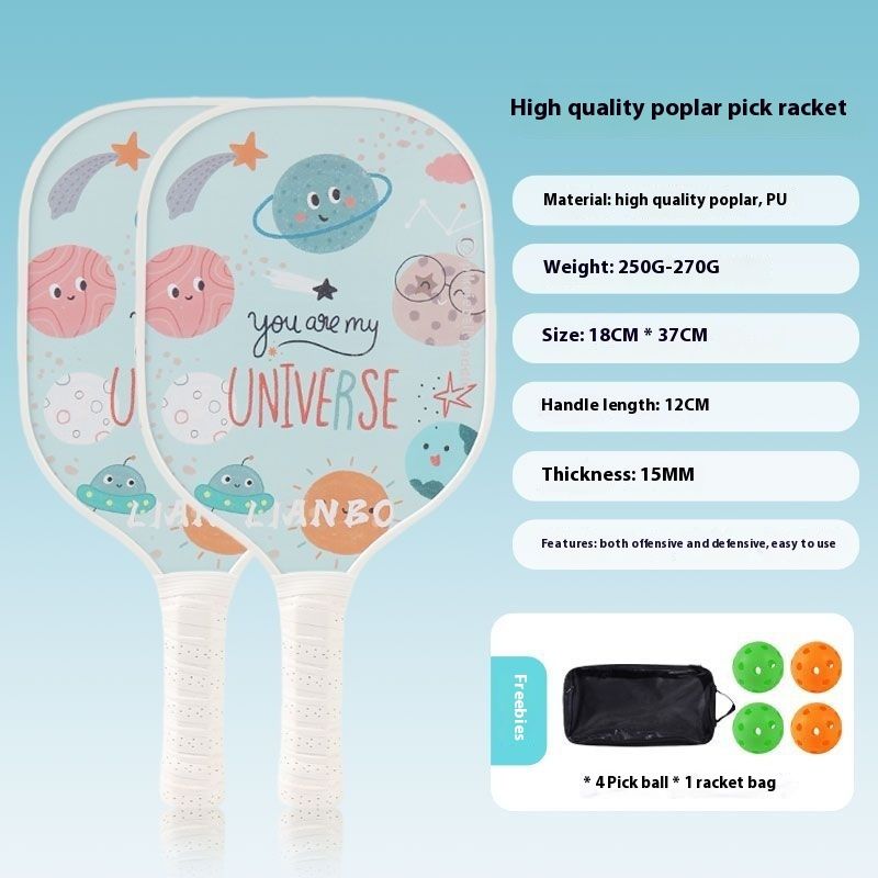 New Pickleball Paddle Outdoor Training Sports For Adults And Students Beach Set_desvips.com