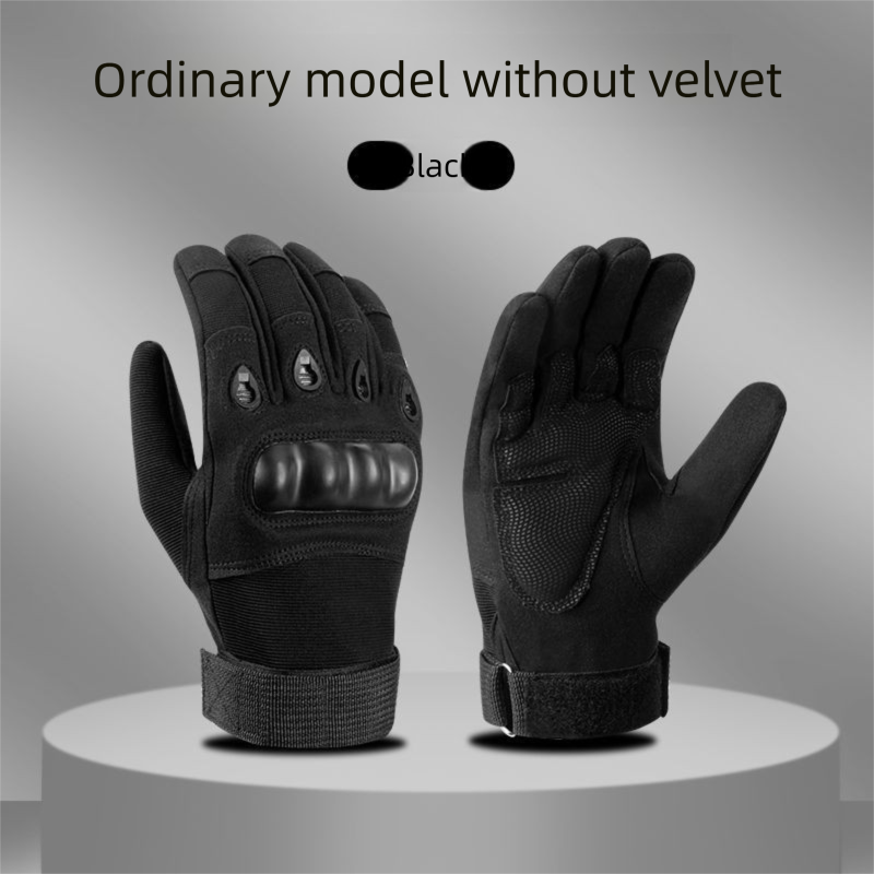 Winter Fleece-Lined Warm Cold-Proof Ski Tactical Gloves Outdoor Training Climbing Cycling Anti-Slip Wear-Resistant_desvips.com