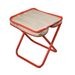 Pencil Case Folding Portable Stool Chair Bench Camping Fishing Outdoor Maza Queue Artifact_desvips.com