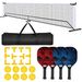 Fitness Equipments USAPA Certified Wooden Pickleball Rackets 4 Outdoor Sports Rack Set Pickleball Court Landmark Pickleball_desvips.com