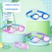 Children's HD Waterproof Electroplated Outdoor Glasses Small Frame Racing Anti-Fog Swimming Goggles_desvips.com