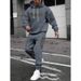 2025 New Sweatshirt And Sweatpants Letter Print Casual Jacket Autumn Winter Fleece Street Fashion Middle-Aged Men's Set_desvips.com