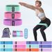 Non-Slip Fitness Yoga Stretch Aid Loop Squat Glute Resistance Band_desvips.com