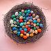 Natural Crystal Raw Five Elements Stone Egg Mineral Set Box Ornament Easter Egg, Color Random_desvips.com