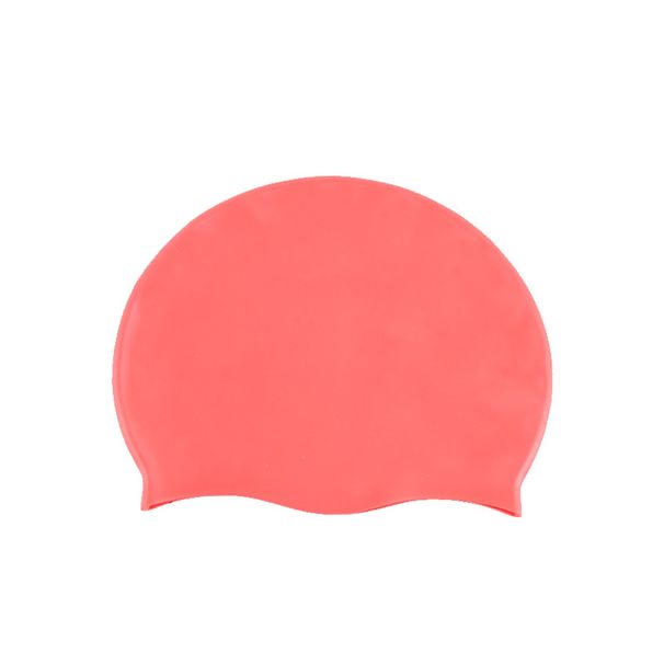 Swimming cap female waterproof ear protection do not cut head professional male large hair adult silicone big head swimming cap_desvips.com