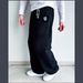 European And American Retro Street Style New Men's Embroidered Fleece-Lined Sweatpants Elastic Waist_desvips.com