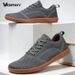 Wide Toe Men's Cross-Training Minimalist Barefoot Sneakers Zero Drop Sole Gym Exercise Anti-slip Casual Sports Shoes_desvips.com