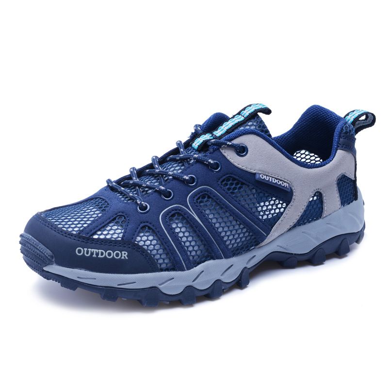 Lovers outdoor hiking shoes sports marathon running hiking mountaineering quick dry breathable non-slip thick soled casual shoes_desvips.com