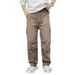 001 Men's Autumn Winter Fleece-Lined Thickened Popular American Style Hiking Workwear Outdoor Three-Proof Fabric_desvips.com