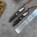 Cross-Border New Damascus Steel Small High Hardness Portable Pocket Folding Fruit Knife_desvips.com