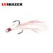Shark Scavenger|Feather-tied Treble 246810 Size Triple Anchor Fishing With Hook Lure Cross-border Red Feather_desvips.com