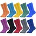 5/10 Pairs Cotton Breathable And Sweatproof Multicolor Four Seasons High Quality Black Dress Men's Crew Socks_desvips.com