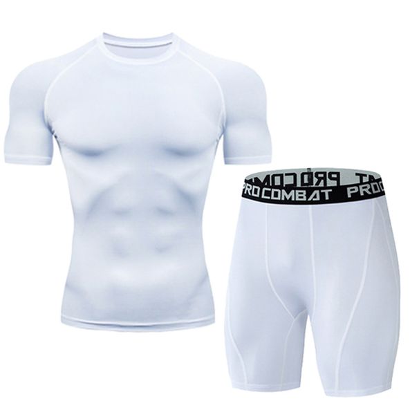 Men's Sportswear Tracksuit Gym Compression Clothing Fitness Running Set Athletic Wear T Shirts Ropa Deportiva Hombre_desvips.com