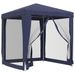 Sturdy Iron Frame Party Tent With Waterproof Roof And Mesh Side Panels - Ideal For Sun Protection_desvips.com