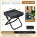 Outdoor Handbag Stool Small Fishing Picnic Camping Portable Folding Chair_desvips.com