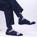 5 Pairs Mens Dress Plus Size,High Quality Combed Cotton Crew Socks,Black Cool Argyle Breathable Casual Socks For Men_desvips.com