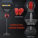 HOMCOM Adjustable Punching Ball Set – 125-145cm Height Boxing Gloves & Pump Included Ideal For Beginners & Pros_desvips.com