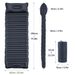 Outdoor Inflatable Mattress With Pillow Ultralight Thicken Sleeping Pad Splicing Built-in Pump Air Cushion Travel_desvips.com