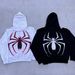 Halloween Unique Men And Women Sweatshirt Y2k Couple Large Size Spider-Man Zip Hoodie_desvips.com
