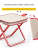 Portable Folding Stool Outdoor Use, Picnic, Fishing, Hand-Held Small Stool, Ideal For Train And High-Speed Rail Without_desvips.com