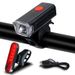 New Model Lighting USB Charging Night Mountain Bike High Brightness Front Light Bicycle Riding Accessories Set_desvips.com