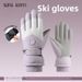 Ski Winter Men And Women Outdoor Riding Windproof Coldproof Anti Slip Touch Screen Plus Velvet Thickened Warm Gloves_desvips.com