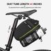 ROCKBROS Bicycle Saddle Bag, 1.5L Bicycle Bag with Bottle Holder, for Bicycle Seat_desvips.com