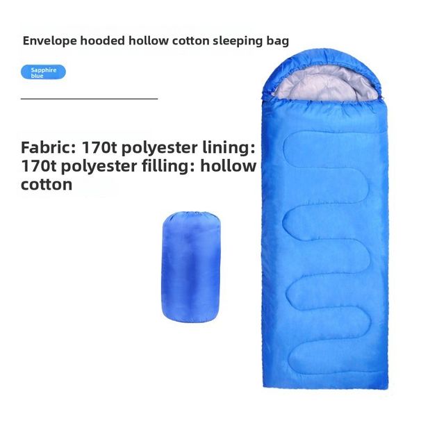 Envelope Winter Outdoor Camping Adult Travel Mountaineering Dirt-Proof Sleeping Bag_desvips.com