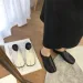 Bailamos Women Split Slippers Tabi Ninja Flats Round Toe Shallow Lazy Slip On Boat Slingback Mules Shoes Soft Loafers_desvips.com