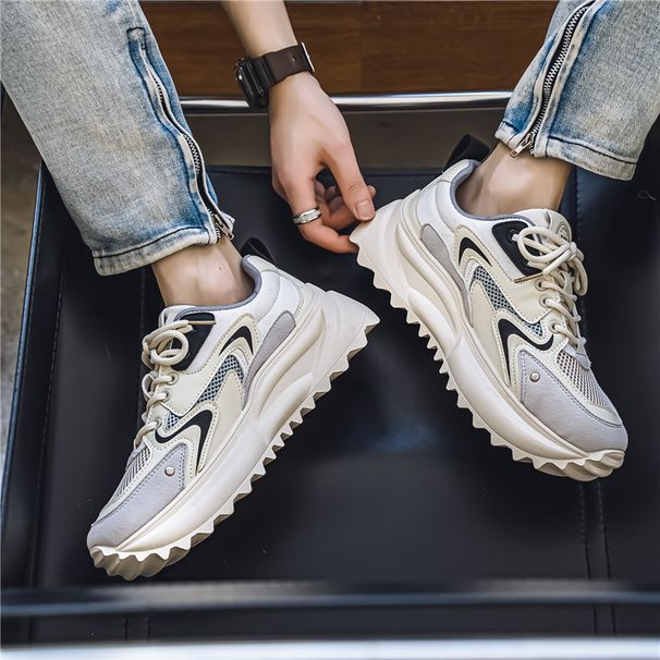 Casual sports all match men's four seasons dad shoes height increase thick sole student all match trendy shoes new hot selling men's shoes_desvips.com