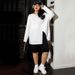 Cross-border European American Plus-size Women's Clothing 2026 Autumn And Winter Side-slit T-shirt, Stylish Base Shirt,_desvips.com