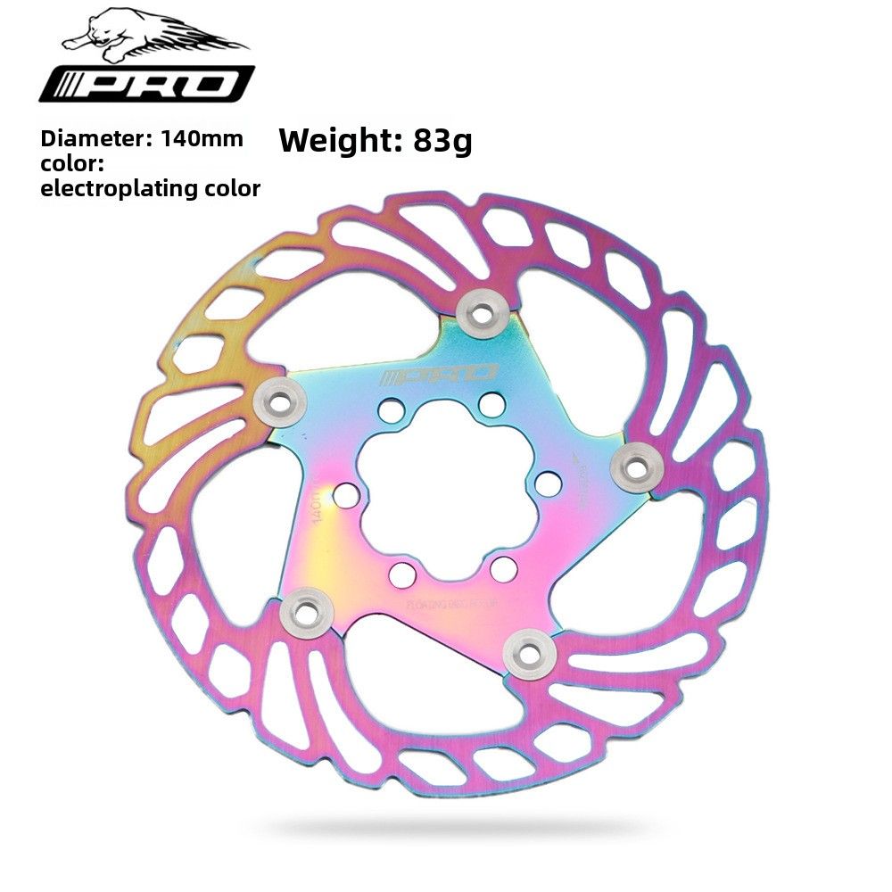 IIIPRO Colorful Floating Road 140MM Mountain Bike 160 180 203mm Six-Bolt Disc Brake Rotor_desvips.com