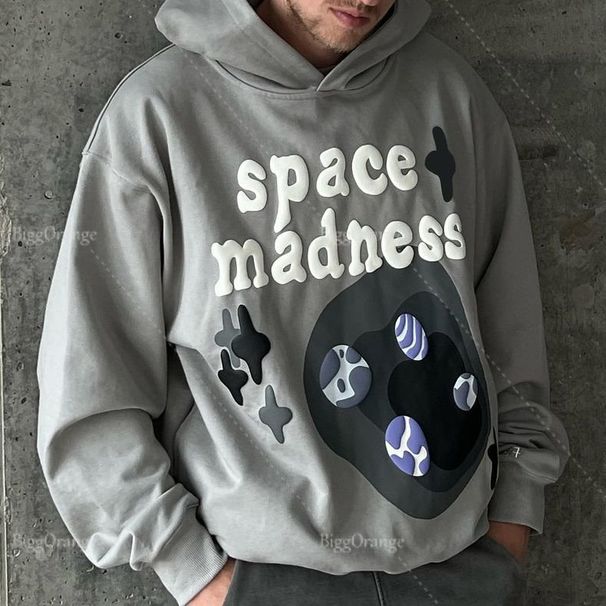 Trend Korean Style Autumn Winter New Versatile Personality Street Fashion Foam Pattern Printed Hoodie Sweatshirt_desvips.com