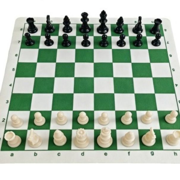 Cross-border Portable Set In Barrel, Suitable For Outdoor Travel, Foldable With A Leather Chessboard, Foreign Trade_desvips.com