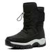 Winter Cross-border Oversized Outdoor Snow Boots, Mid Length Men's Boots_desvips.com