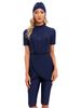 Muslim Swimwear Short Sleeve Ladies Conservative Swimsuit Women Beach Swimsuit Burkini_desvips.com