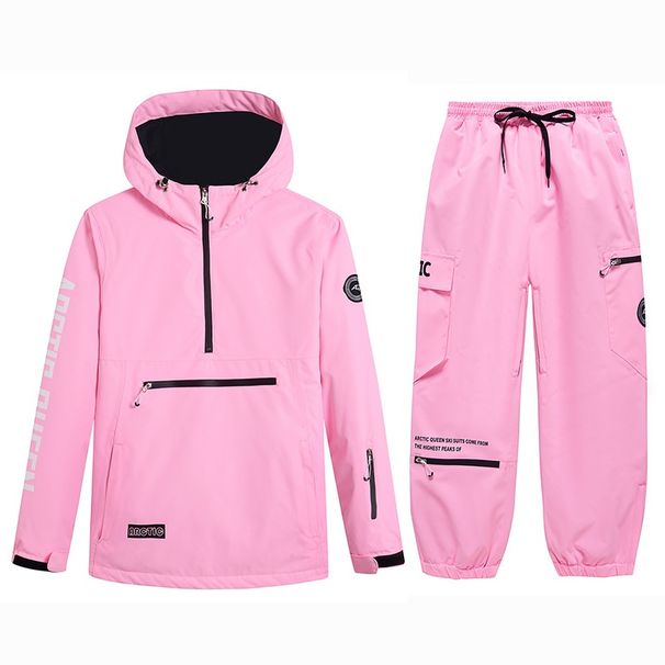001 New Suit Hoodie For Men Women, Snowboard Hoodie, Windproof Warm Ski Jacket And Pants Set_desvips.com