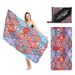 Beach Towel Double Sided Fleece Quick Drying And Absorbent Microfiber Swimming Towel_desvips.com