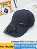 Summer New Solar Powered Digital Display Charging Fan Adults Outdoor Sunshade Sun Protection Hat For Fishing Hiking_desvips.com