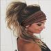 Headwear Accessories European And American Women's New Knitted Milk Silk Printed Sports Hair Band Ribbon Yoga Headband_desvips.com